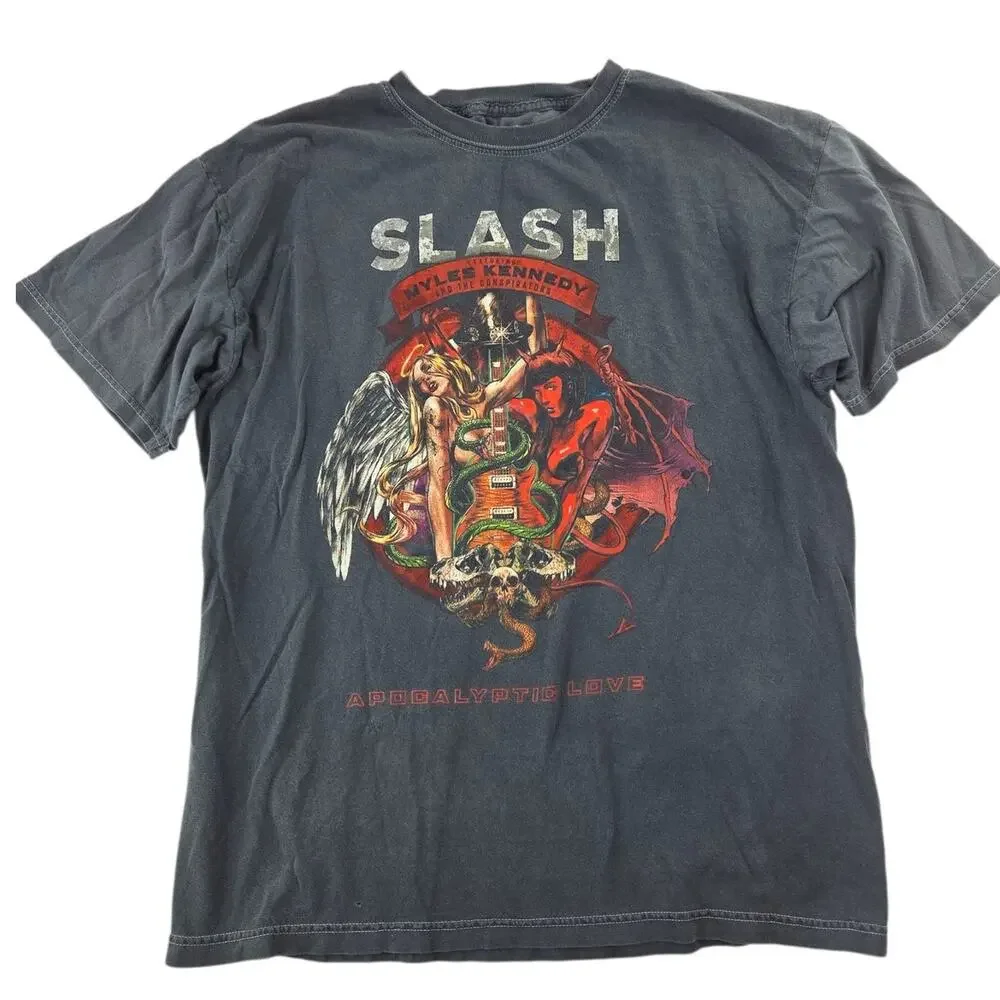 Snakepit Inc. | Slash & Myles Kennedy- Apocolyptic Love T-Shirt  | Size Medium - Picture 1 of 6